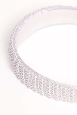 Simona Headband – Pearl