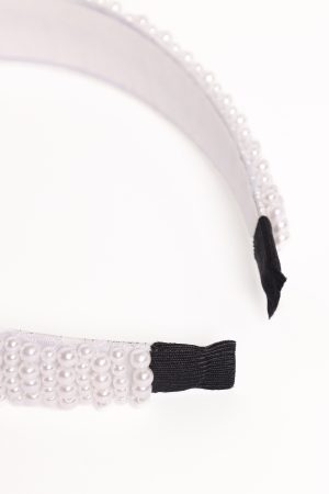 Simona Headband – Pearl