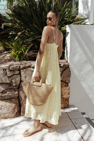 Alyah Maxi Dress – Butter Yellow