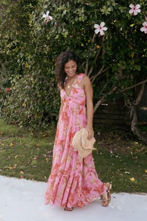 Matteah Maxi Dress – Tropical Floral
