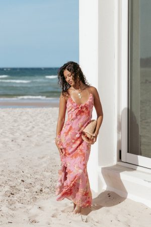 Charli Maxi Dress – Tropical Floral