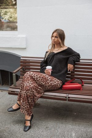 Cici Maxi Skirt – Leopard