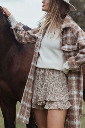 Xia Skort – Cream Multi