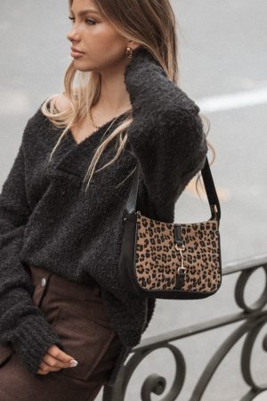 Natty Handbag – Leopard