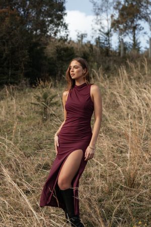Hayven Maxi Dress – Plum
