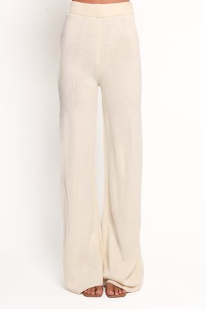 Remii Knit Pant Set – Ivory