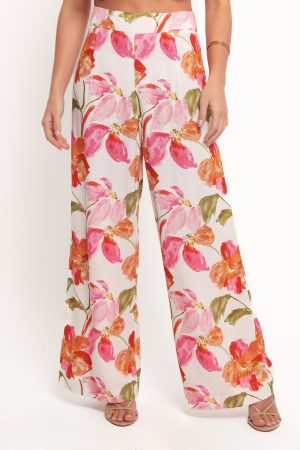 Saffra Wide Leg Pants – Everlyn Print