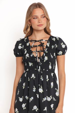 Winny Mini Dress – Navy Floral