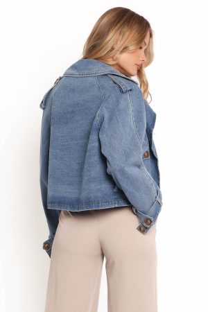 Westwood Waist Tie Denim Jacket – Denim
