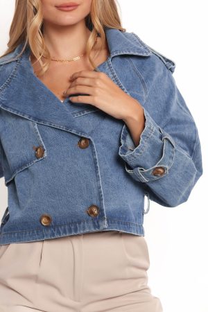 Westwood Waist Tie Denim Jacket – Denim