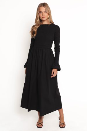 Mairead Maxi Dress – Black