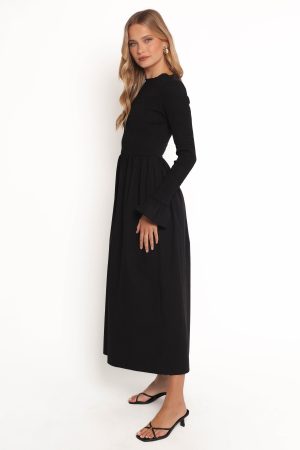 Mairead Maxi Dress – Black