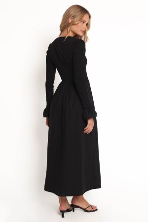 Mairead Maxi Dress – Black