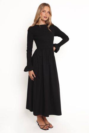 Mairead Maxi Dress – Black