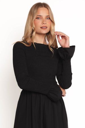 Mairead Maxi Dress – Black