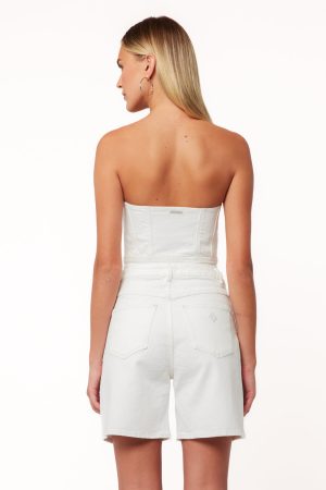 Abrand Carrie Shorts – White Light