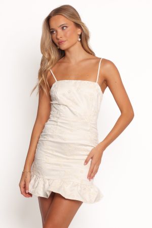 Abel Mini Dress – Cream