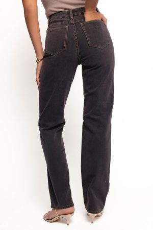 Abrand 94 High Straight Jeans – Cara Washed Black