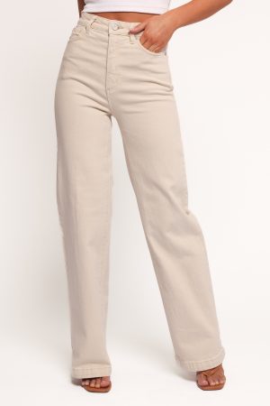 Abrand 94 High Wide Jeans – Bone