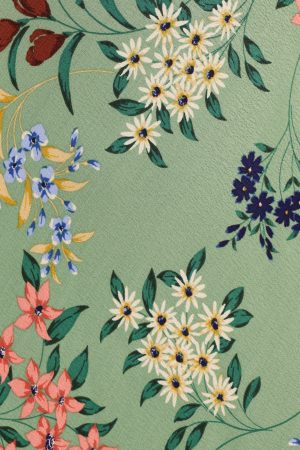 Acilia Midi Dress – Sage Floral