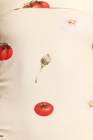 Adela Maxi Dress – Tomato Print