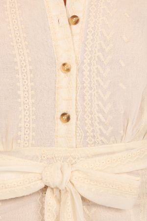 Adorlee Midi Dress – Cream