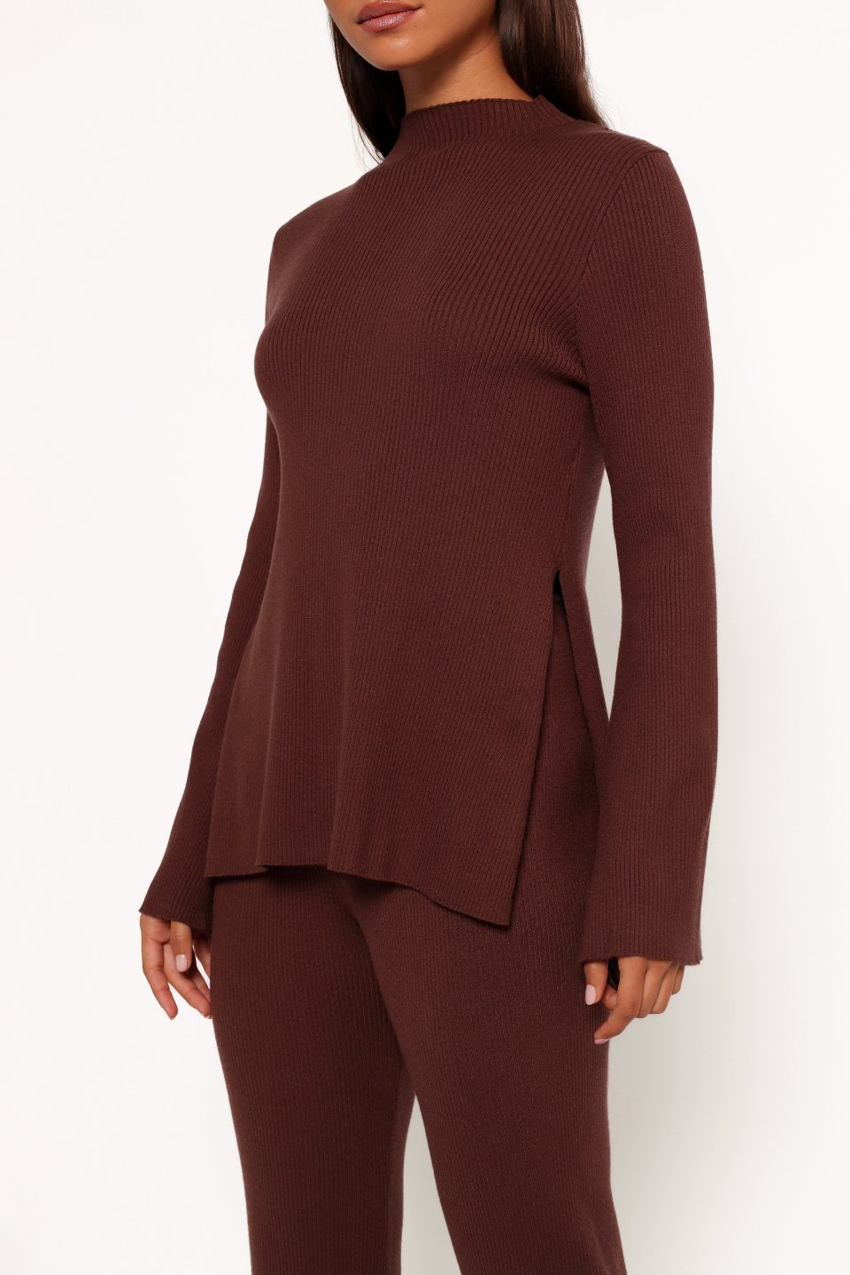 Adrienne Knit Top - Chocolate