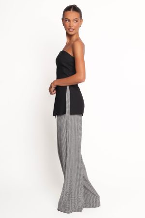 Afton Pant – Black White