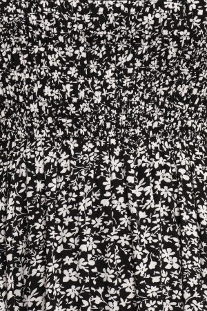 Agatha Midi Dress – Black Floral