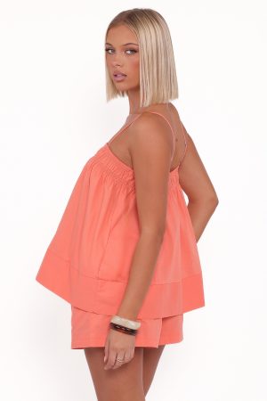 Aiesha Short Set – Coral