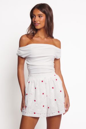 Aisha Shorts – White