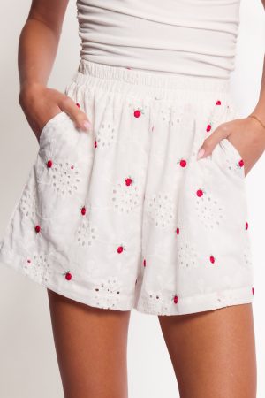 Aisha Shorts – White