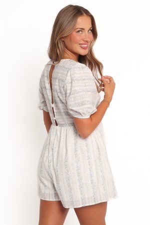 Aisley Romper – White