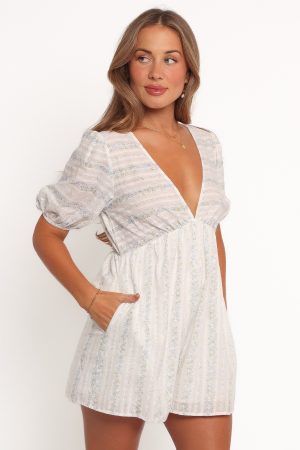 Aisley Romper – White