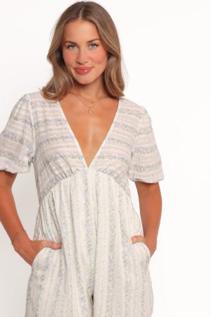 Aisley Romper – White