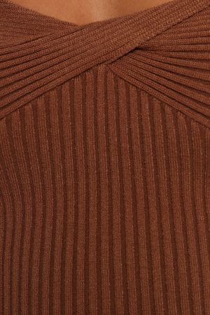 Akopo Long Sleeve Top – Cognac