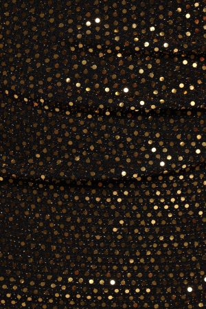 Alannah Mini Dress – Black/Gold