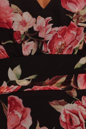 Aldo Maxi Dress – Black Floral