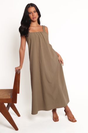 Alessandra Maxi Dress – Olive