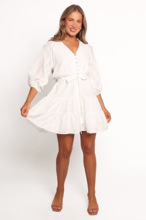 Alex Mini Dress – White