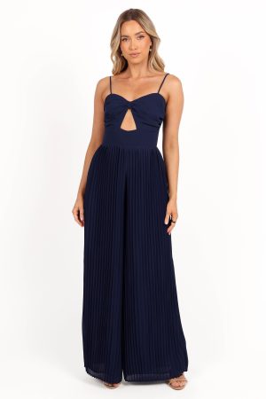 Alice Wide Leg Jumpsuit – Navy