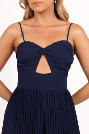 Alice Wide Leg Jumpsuit – Navy