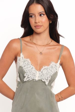 Alita Midi Dress – Olive