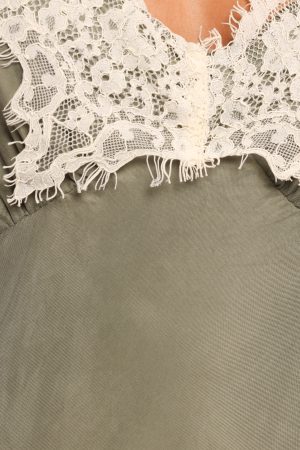 Alita Midi Dress – Olive