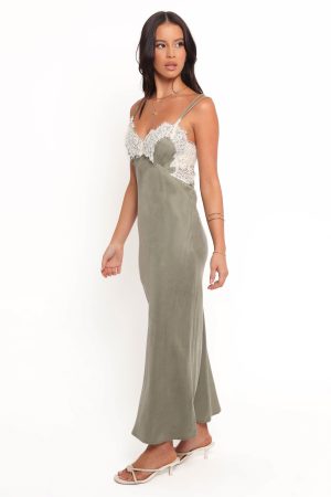 Alita Midi Dress – Olive