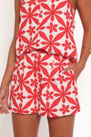 Allura Shorts – Red