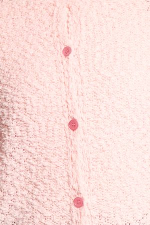 Ally Texture Cardigan – Pink