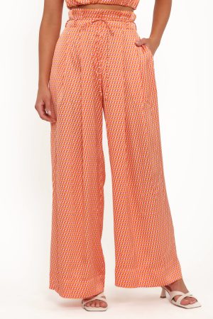 Althea Pant Set – Orange