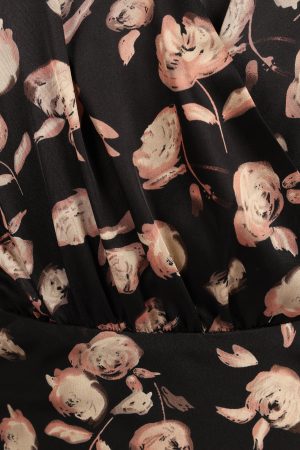 Amarlee Maxi Dress – Black Floral