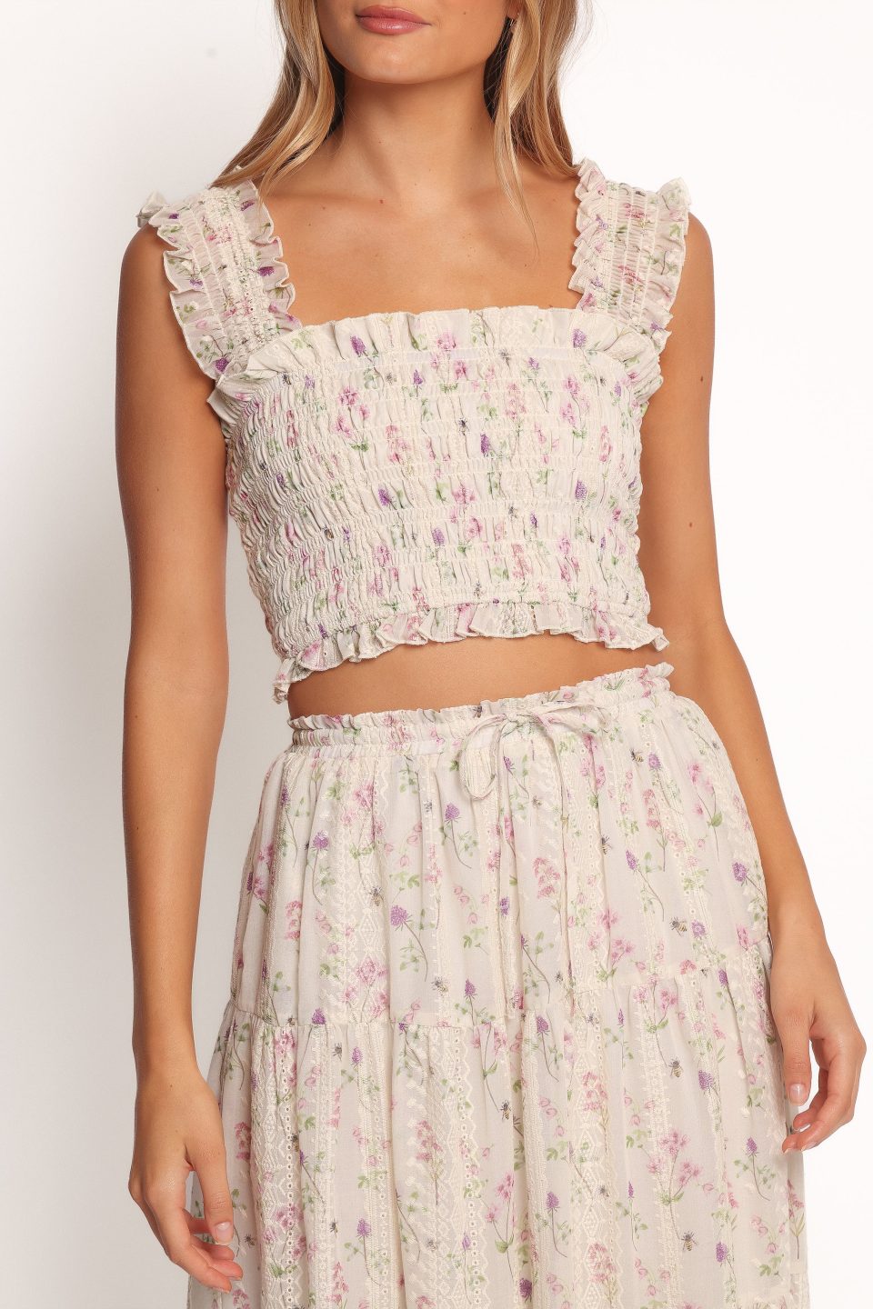 Amberlyn Sleeveless Top - Pink Floral